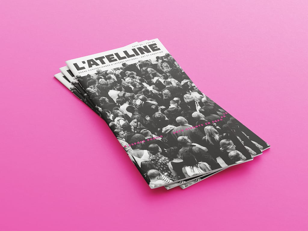 conception et mise en page brochure programme spectacle culture