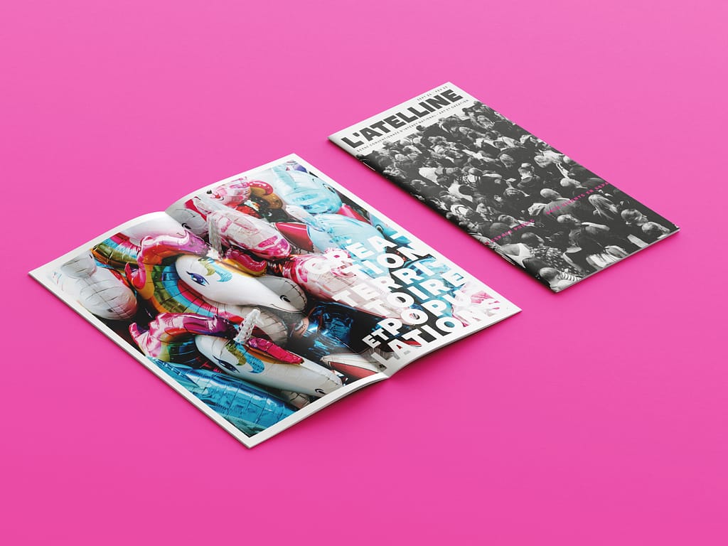 conception et mise en page brochure programme spectacle culture