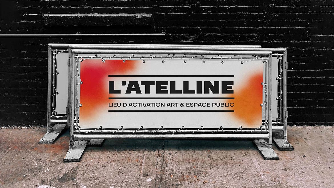 conception graphique signalétique barrière vauban l'atelline