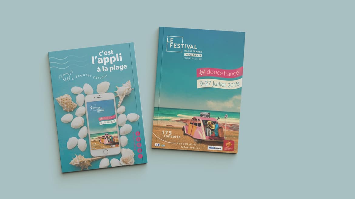 Brochure programme de saison et encart publicitaire