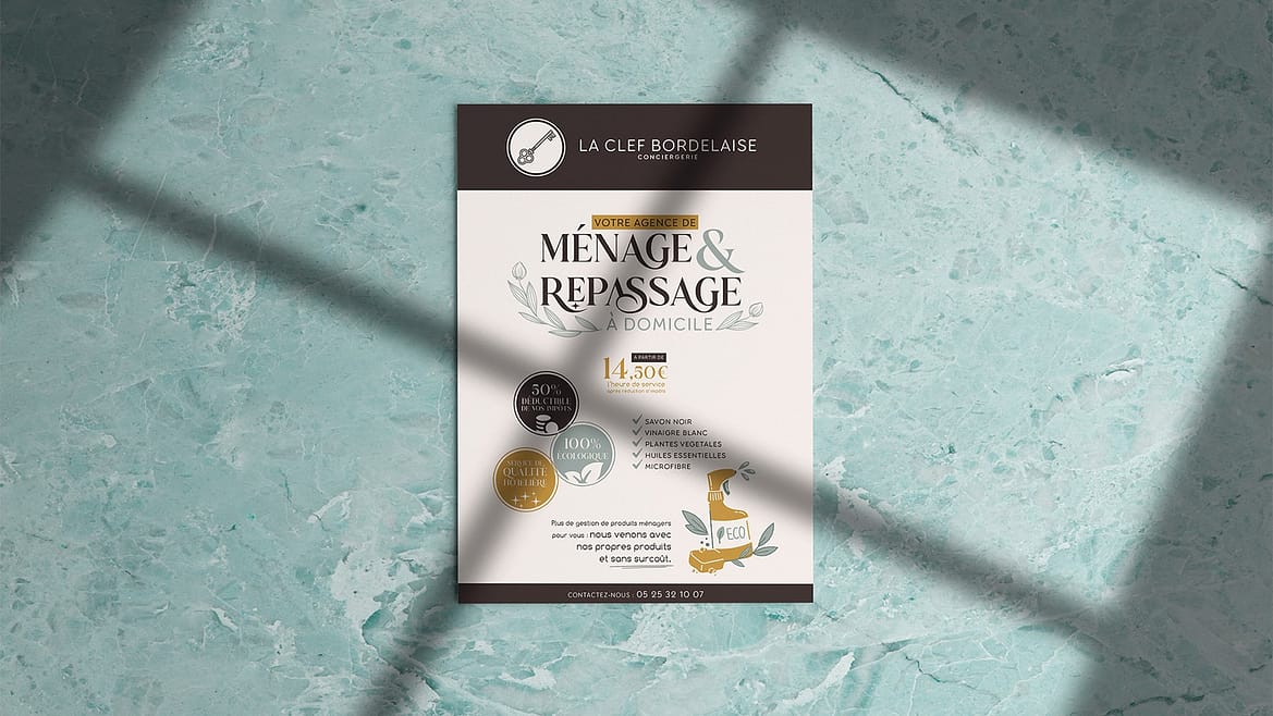 Flyer & Post réseaux sociaux – La Clef Bordelaise